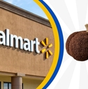 walmart storefront with brown pumpkin pillow