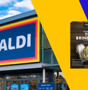 Collage of Aldi store and Turkey Brine &amp; Rub product box