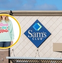 Sam&#x27;s Club store with holiday sweater