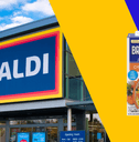 Aldi store and chicken broth