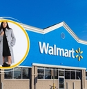 Walmart store with winter coat