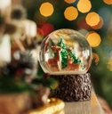 Snow globe on a shelf