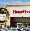 HomeGoods store with holiday candle