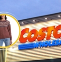 Costco storefront with sweater