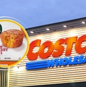 costco storefront and pumpkin cranberry muffins