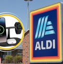 Aldi storefront with 3-in-1 charger