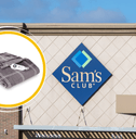 Sam's Club store and product collage