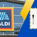 Aldi store with dry erase board