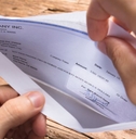 envelope with paycheck
