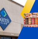 Sam's Club store with macarons