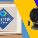 Sam's Club storefront and heater product collage