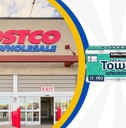 Costco with Kirkland Signature paper towels