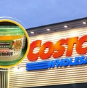 Costco exterior with Kirkland Signature Hummus