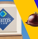 Sam's Club sign with Dutch oven