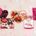 Collage of Costco Valentine's Day items