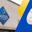Collage of Sam's Club storefront and humidifier product