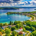 Scenic View of Traverse City Michigan