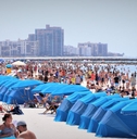 Clearwater Beach Florida during spring break season