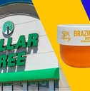 Dollar Tree storefront and Brazilian Sol body butter