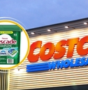Costco storefront with Cascade dishwasher pods