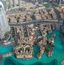 View of Dubai from the Burj Khalifa observation deck
