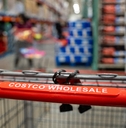 Costco cart in aisle