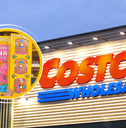 Costco store and a product collage
