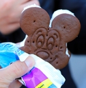 Mickey Mouse ice cream sandwich