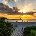Florida beach sunset