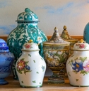 Old vintage vases