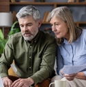 Couple reviewing retirement plan