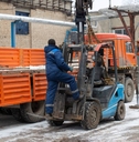 Loading a forklift onto a truck