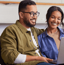 Couple on laptop