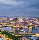 Cedar Rapids, Iowa cityscape
