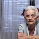 Portrait of a senior woman indoors 