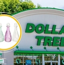 Dollar Tree store with glass jars collage