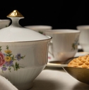 Antique porcelain dinnerware