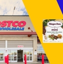 Costco storefront and Haagen-Dazs ice cream bars