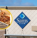 Sam's storefront with Member's Mark pizza