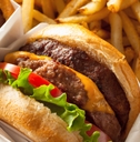 Burgers and fries
