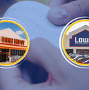 Home Depot and Lowe's storefronts