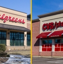 Walgreens and CVS storefronts