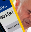 man regretting 401(k) decision
