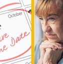 Oct. 14 on calendar with worried woman