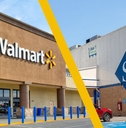 Walmart and Sam's Club storefronts