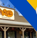 Collage of Cracker Barrel front and a spoon holder product
