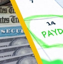 Social Security cards with calendar
