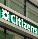 Citizens Bank exterior with logo