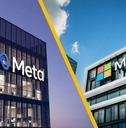 Meta and Microsoft corporate buildings