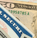 Social Security images with cash